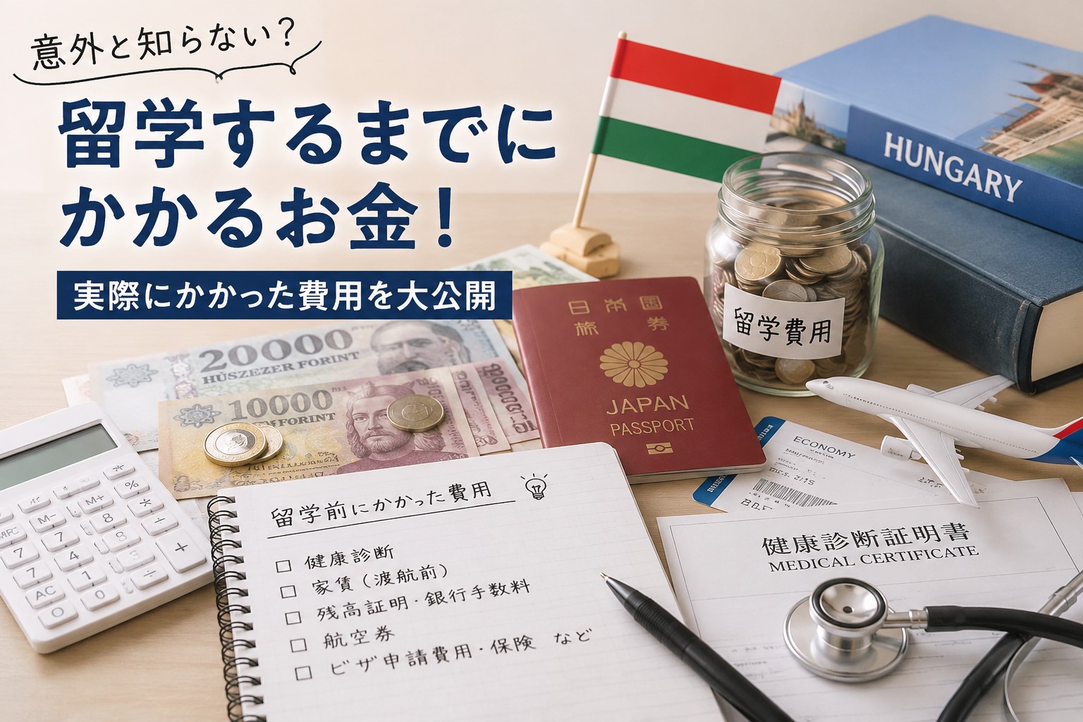 留学するまでにかかるお金